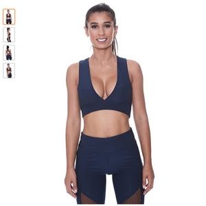 NYL New York Laundry Women's Open Back Sports Bra